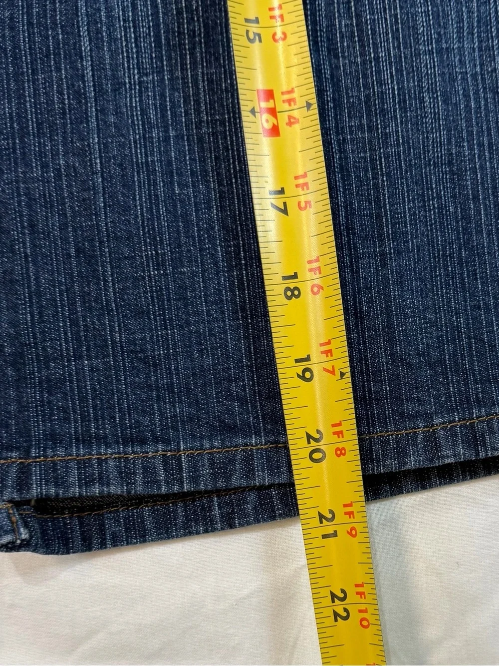 LOFT Dark Blue Denim Skirt